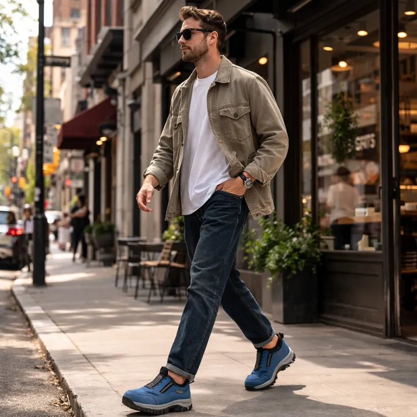 🔥 Само днес – 30% отстъпка за ограничено време! 👞 Висококачествени мъжки ортопедични обувки от велур ✅ Поддръжка на свода: облекчаване на болката в краката ✅ Ергономичен дизайн: по-малко натоварване и целодневен комфорт