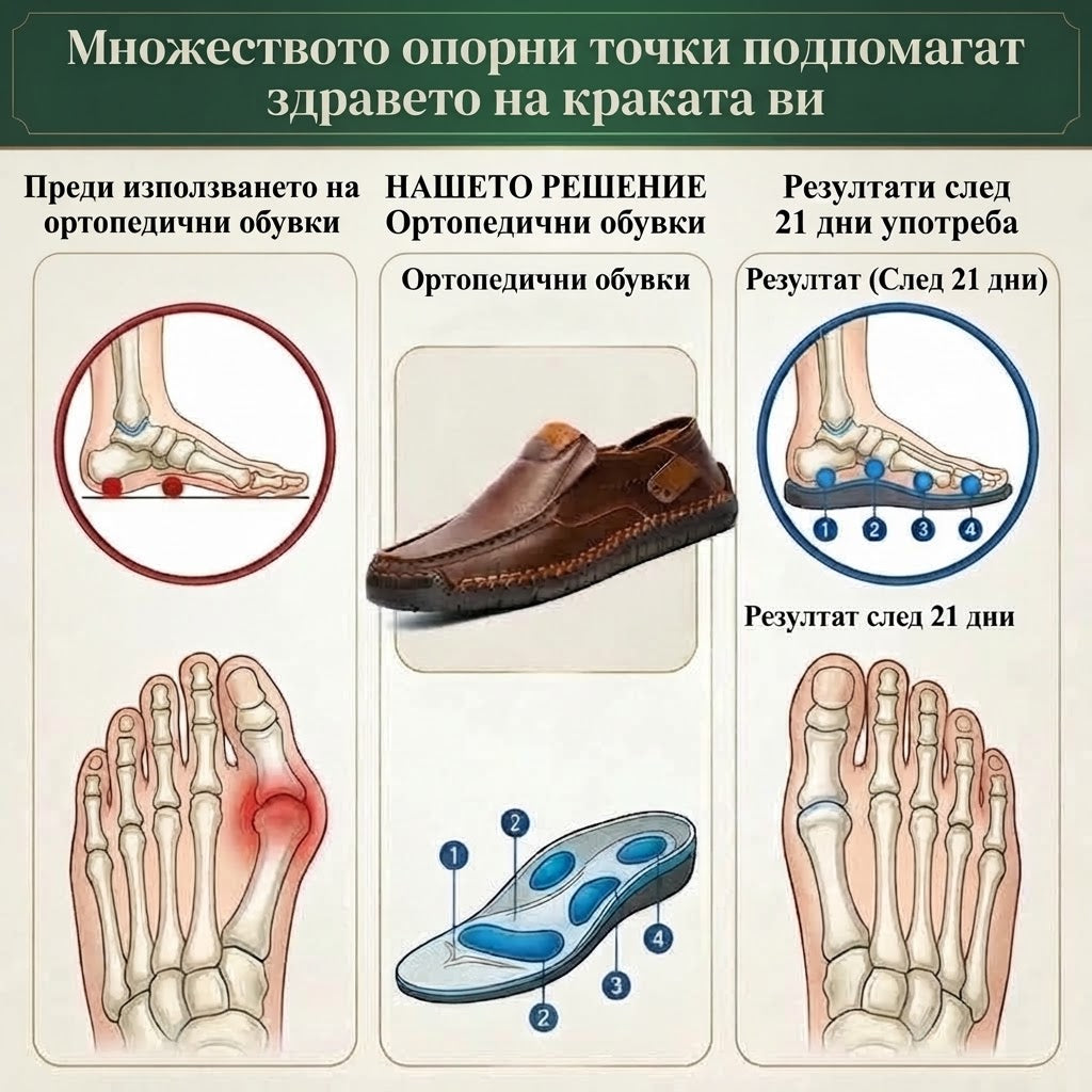 🎁 Последен ден, 30% отстъпка! Не пропускайте! ⏰ Италиански обувки от естествена кожа, изработени на ръка ✅ Опора за свода на стъпалото: облекчава дискомфорта ✅ Ергономичен дизайн за ходене без болка