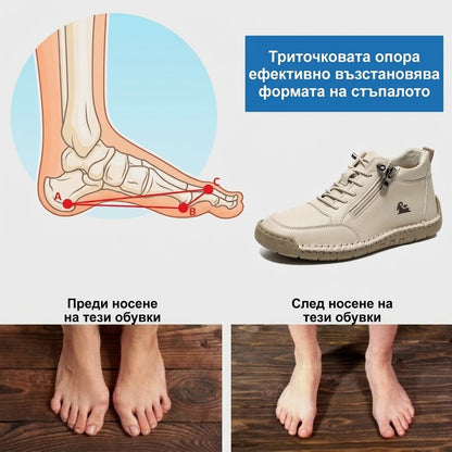 ⏰ Последен ден! 30% отстъпка! ✅ Ортопедични медицински обувки, специално предназначени за хора с проблеми със стъпалата, които могат да облекчат болките в гърба, ставите и стъпалата.