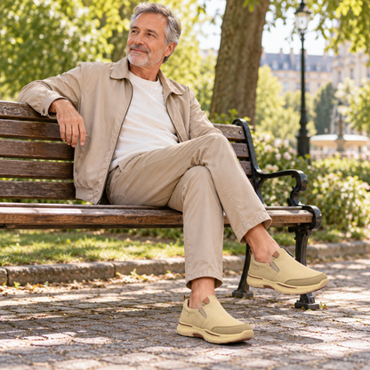 🔥 Само днес – 30% отстъпка за ограничено време! 👞 Висококачествени мъжки ортопедични обувки от велур ✅ Поддръжка на свода: облекчаване на болката в краката ✅ Ергономичен дизайн: по-малко натоварване и целодневен комфорт