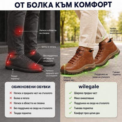 ⏰ Само днес! 30% отстъпка! ✅ Висококачествени италиански ортопедични обувки от естествена кожа, ръчно изработени, с опора за свода: намаляват натиска върху стъпалото, ергономичен дизайн, удобно ходене през целия ден.