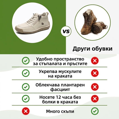 ⏰ Последен ден! 30% отстъпка! ✅ Ортопедични медицински обувки, специално предназначени за хора с проблеми със стъпалата, които могат да облекчат болките в гърба, ставите и стъпалата.