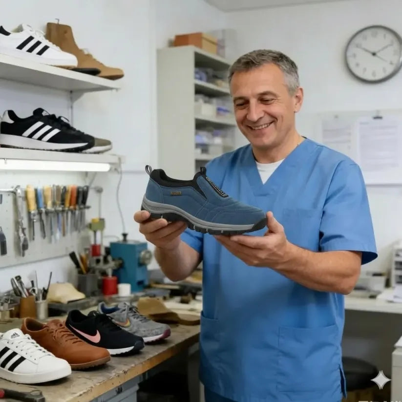 🔥 Само днес – 30% отстъпка за ограничено време! 👞 Висококачествени мъжки ортопедични обувки от велур ✅ Поддръжка на свода: облекчаване на болката в краката ✅ Ергономичен дизайн: по-малко натоварване и целодневен комфорт
