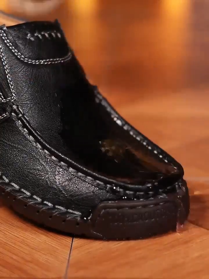 ⏰ Последен ден! 30% отстъпка!👞 Висококачествени италиански обувки от естествена кожа🐂 Ръчно шити, меки и удобни✅ Ергономична опора за свода на стъпалото, която облекчава болките в краката и осигурява комфортно ходене през целия ден.